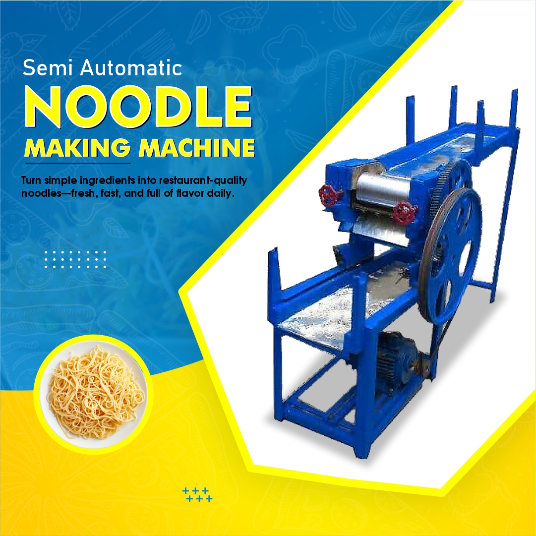 Top Semi Automatic Noodle Making Machine Dealers in India | Kesya International Food Processing Solutions